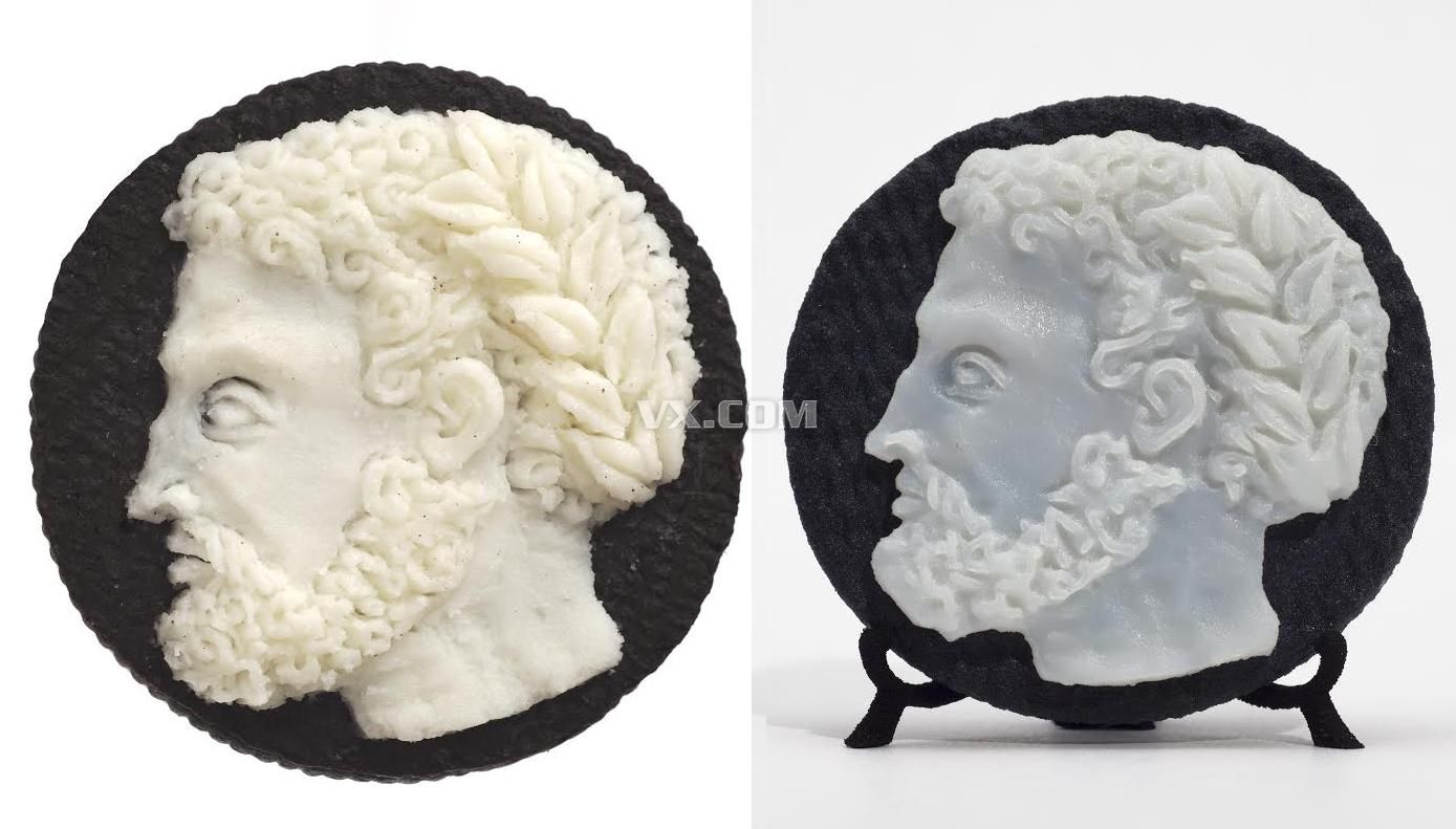 3D打印人像奧利奧餅干 3D打印人像奧利奧餅干 e鍵打印,3D打印服務