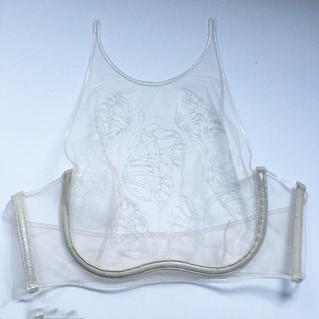 Jess用3D打印的彈力硅膠代替容易導致VPL的松緊帶和針腳