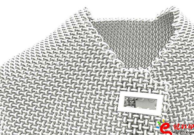 3d打印在時裝(衣服/服裝)上的應用--3d打印設計TUP材料針織背心 3d打印在時裝(衣服/服裝)上的應用--3d打印設計TUP材料針織背心