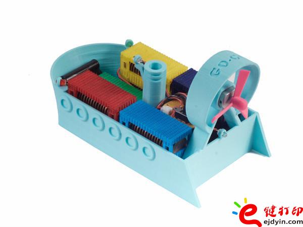3D打印空氣推進(jìn)船,3d打印培訓(xùn)課程方案作品展 中小學(xué)生超愛3D打印小作品成功案例展示