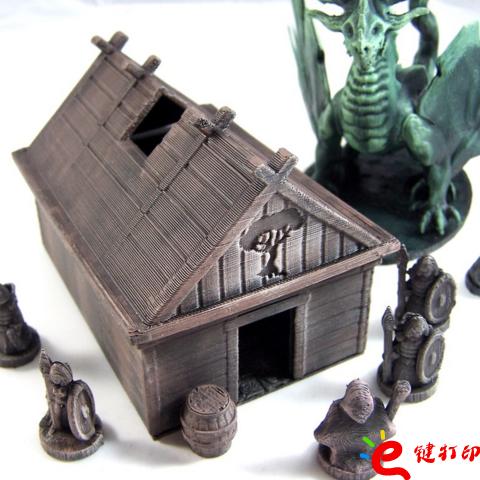復(fù)古風(fēng)的金屬質(zhì)感3D打印VIKING房子欣賞 很像巧克力(帶下載地址) 復(fù)古風(fēng)的金屬質(zhì)感3D打印VIKING房子欣賞 很像巧克力(帶下載地址)