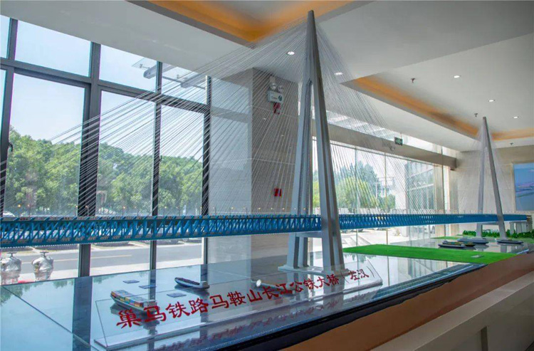 微縮模型一睹馬鞍山長江公鐵大橋1